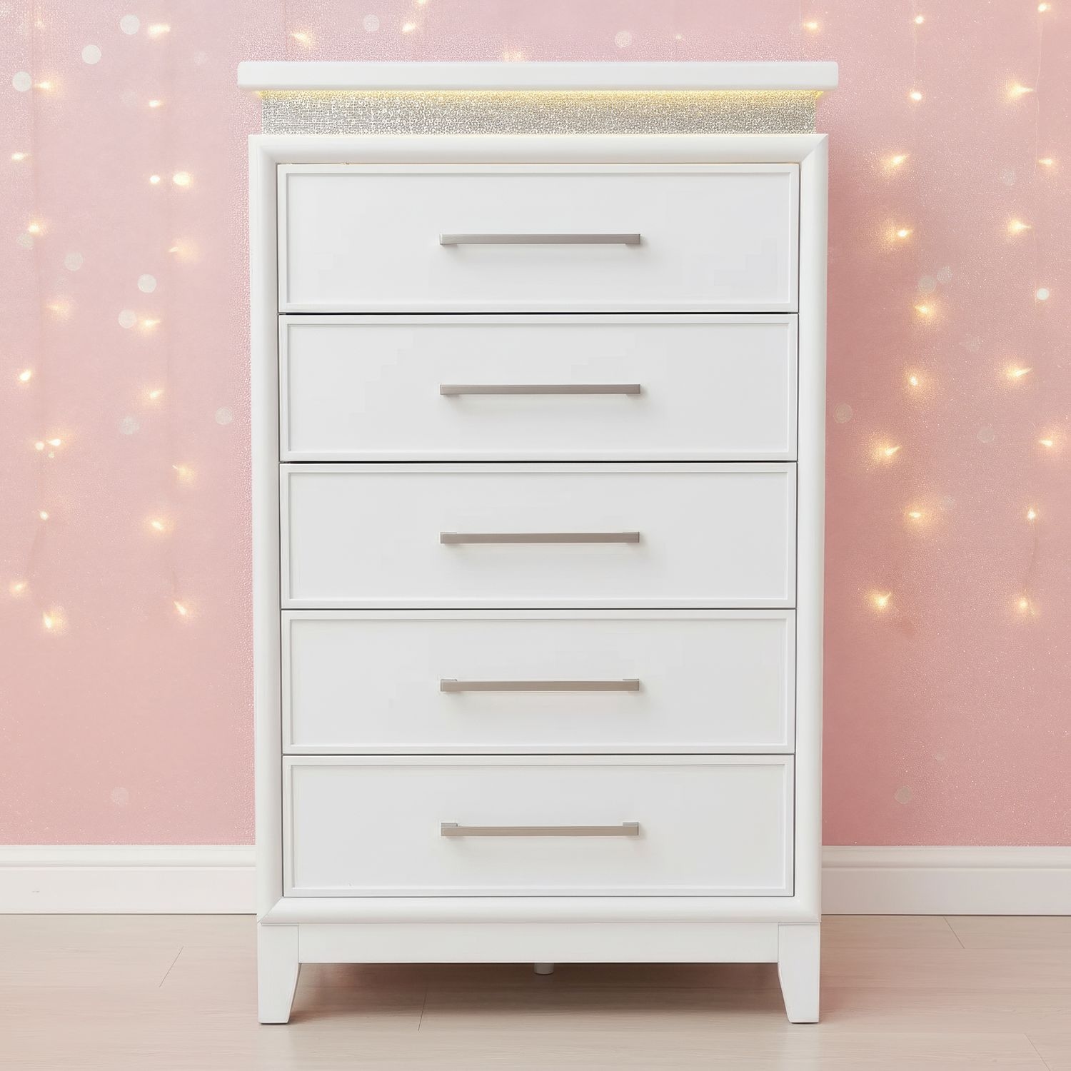 Five-Drawer Chest w/LED Lighting