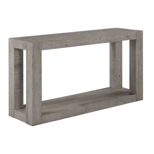 Contemporary Sofa Table with Bottom Shelf