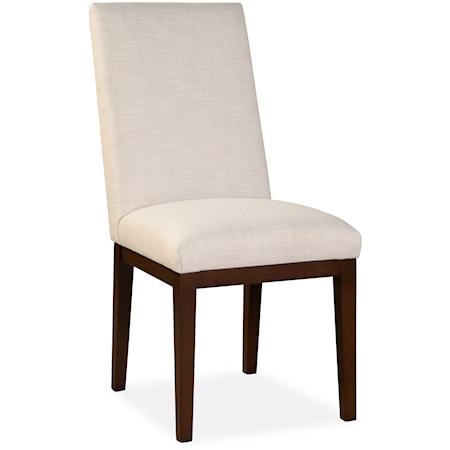 Armless Host Chair with Full Back