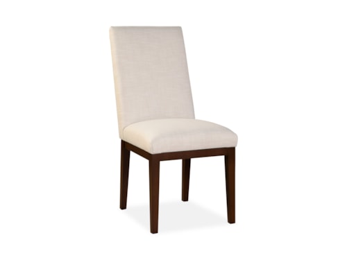 Contemporary Armless Host Chair with Full Back