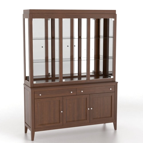 Customizable 60 Inch Hutch & Buffet China Cabinet