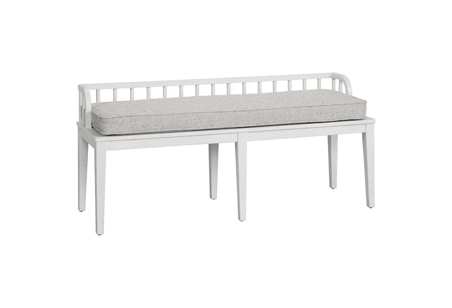 Modern Farmhouse Finn Dining Bench by Universal at Powell's Furniture and Mattress