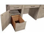 Birch Home Platinum Desk and Hutch