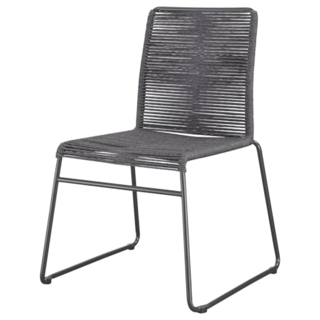 Jerome Woven Rope Stackable Side Chair