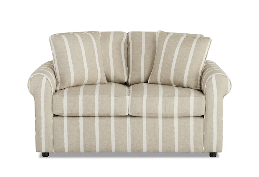 Brighton Loveseat by Klaussner at Sheely's Furniture & Appliance