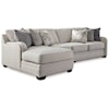 Ashley Furniture Benchcraft Dellara 3-Piece Sectional with Chaise
