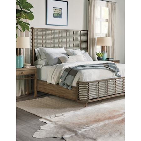 King Rattan Bed