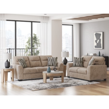 Sofa and Loveseat