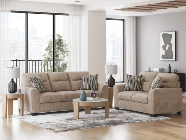 Sofa and Loveseat
