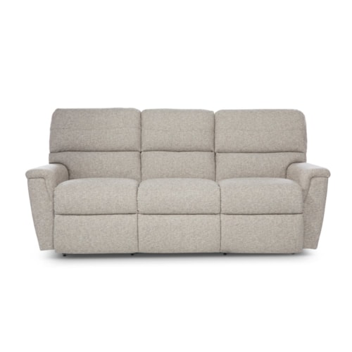 Casual Power Reclining Sofa with Power Headrest & Lumbar