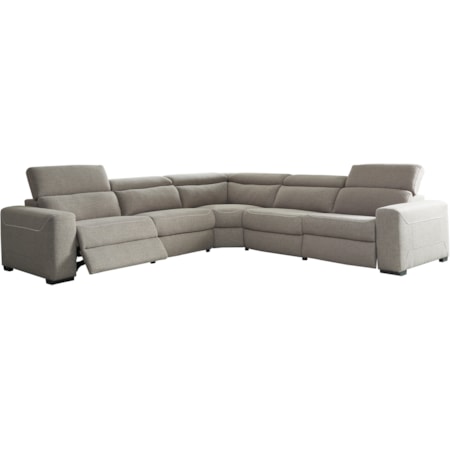 5-Piece Power Reclining Sectional