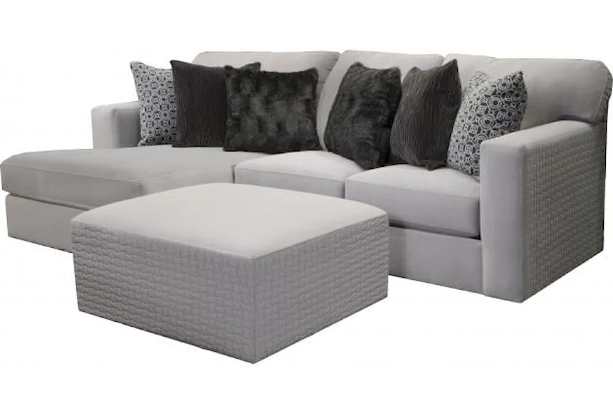 3301 Carlsbad Chaise Sectional by Jackson Furniture at Gill Brothers Furniture