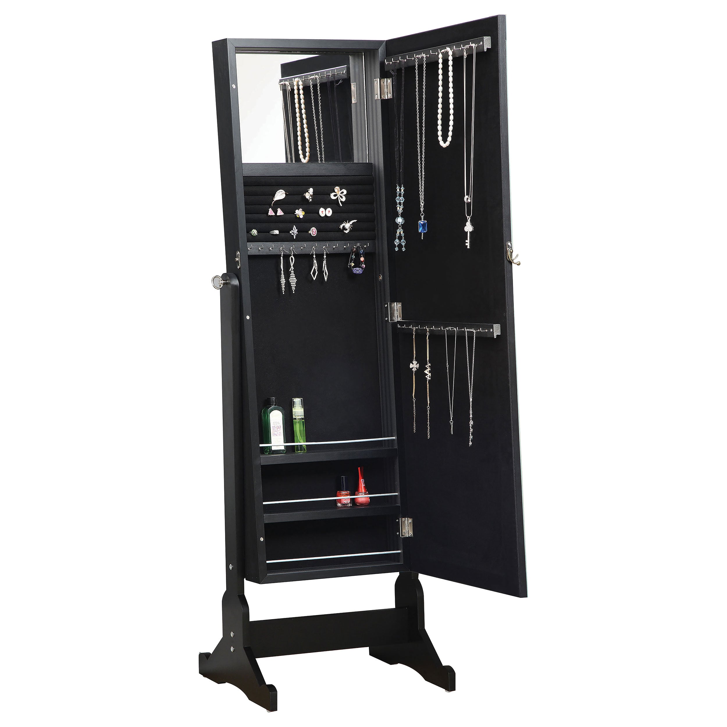 Coaster Cortez Cortez Cheval Mirror w/ Jewelry Storage