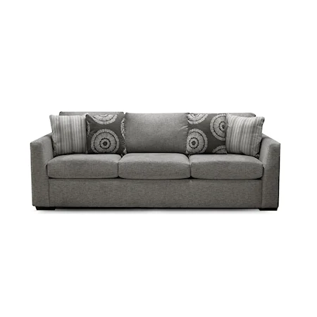 Contemporary Sofa with Track Arms