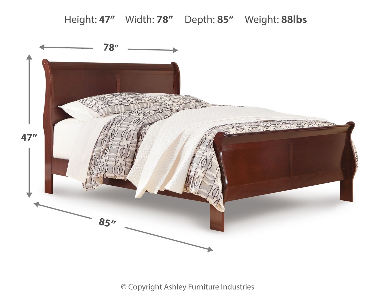 StyleLine Alisdair King Sleigh Bed