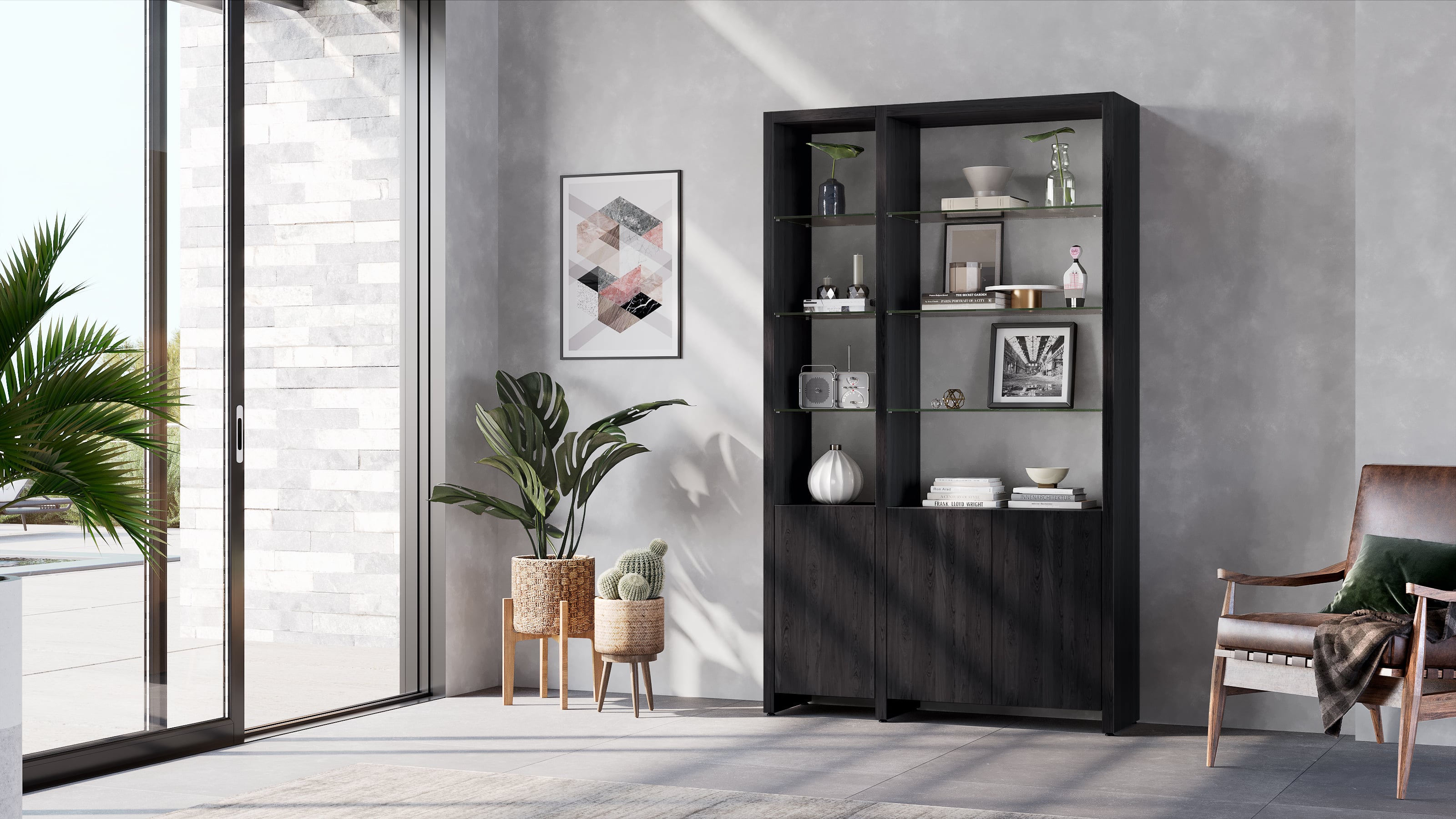 BDI Linea 2-Shelf System