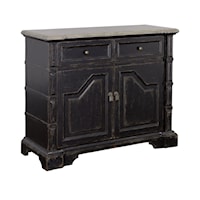 Traditional Two Door Two Drawer Cabinet