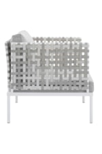 Modway Harmony 4-Piece  Sunbrella® Outdoor Patio Aluminum Seating Set
