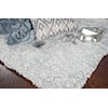 Kas Bliss 5' X 7' Slate Heather Shag Area Rug