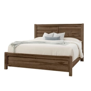Rustic Queen Plank Bed