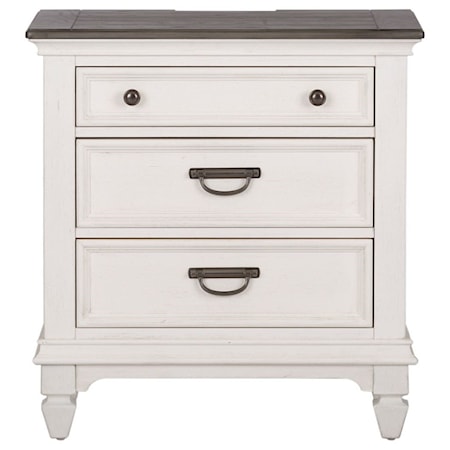 3-Drawer Nightstand