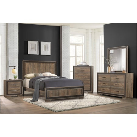 6-Drawer Dresser and Mirror Set