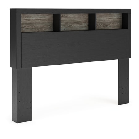 Lighted Queen Bookcase Hdbd