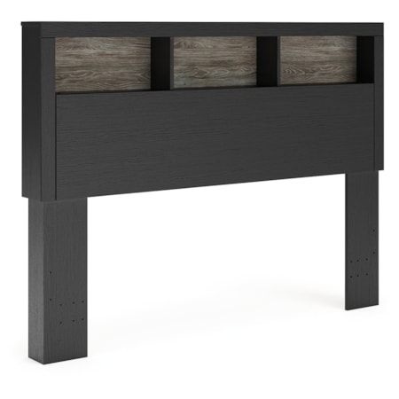 Lighted Queen Bookcase Hdbd