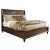 Lexington Silverado Walnut Creek Wood Panel Bed 5/0 Queen