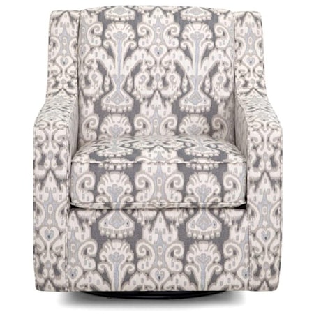 Casual Swivel Glider Accent Chair