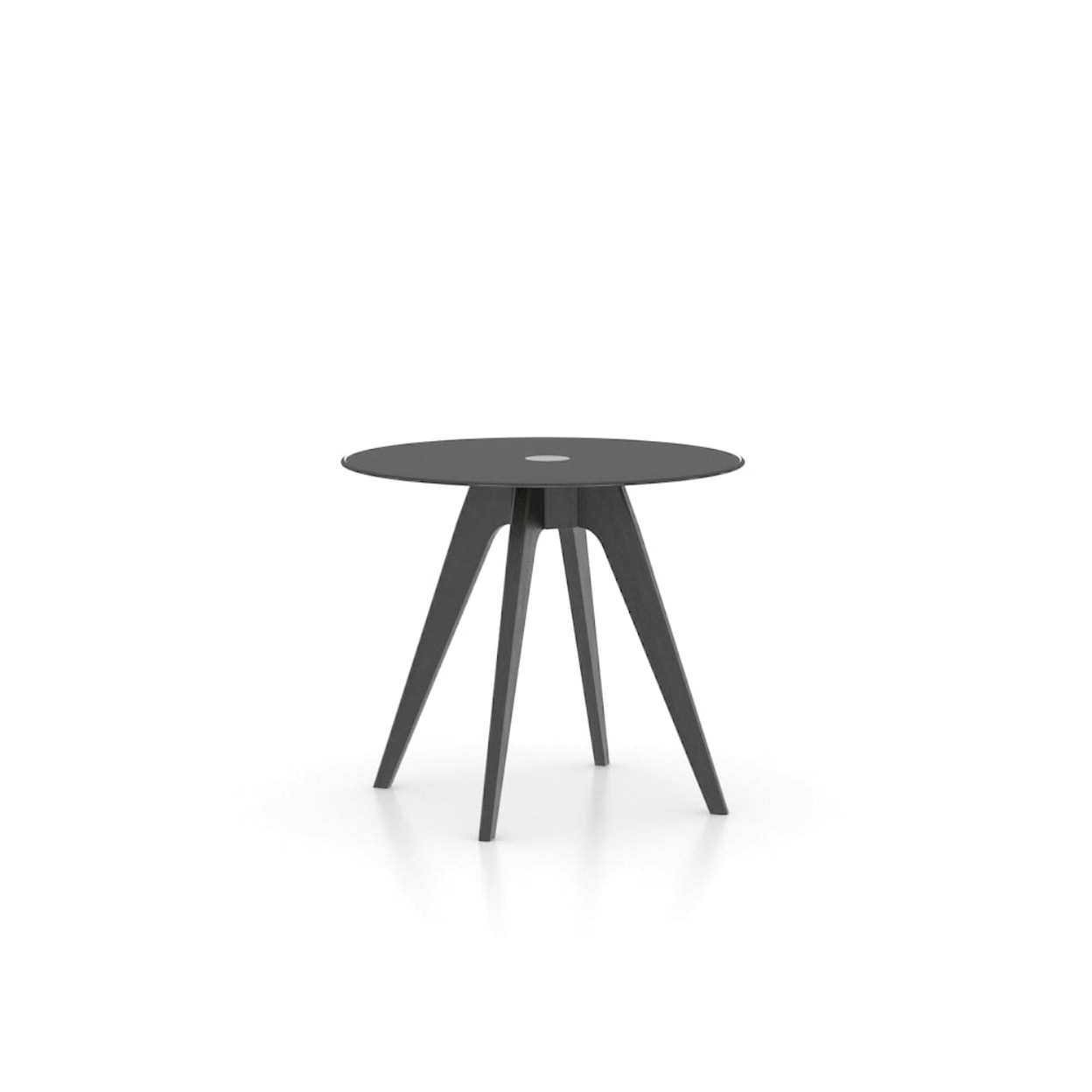 Canadel Downtown Customizable Round Glass Top Counter Table