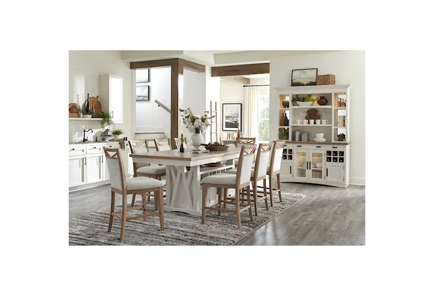 Americana Modern Formal Dining Room Group by Parker House at Jacksonville Furniture Mart