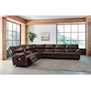 Signature Design Family Circle Power Reclining Sectional