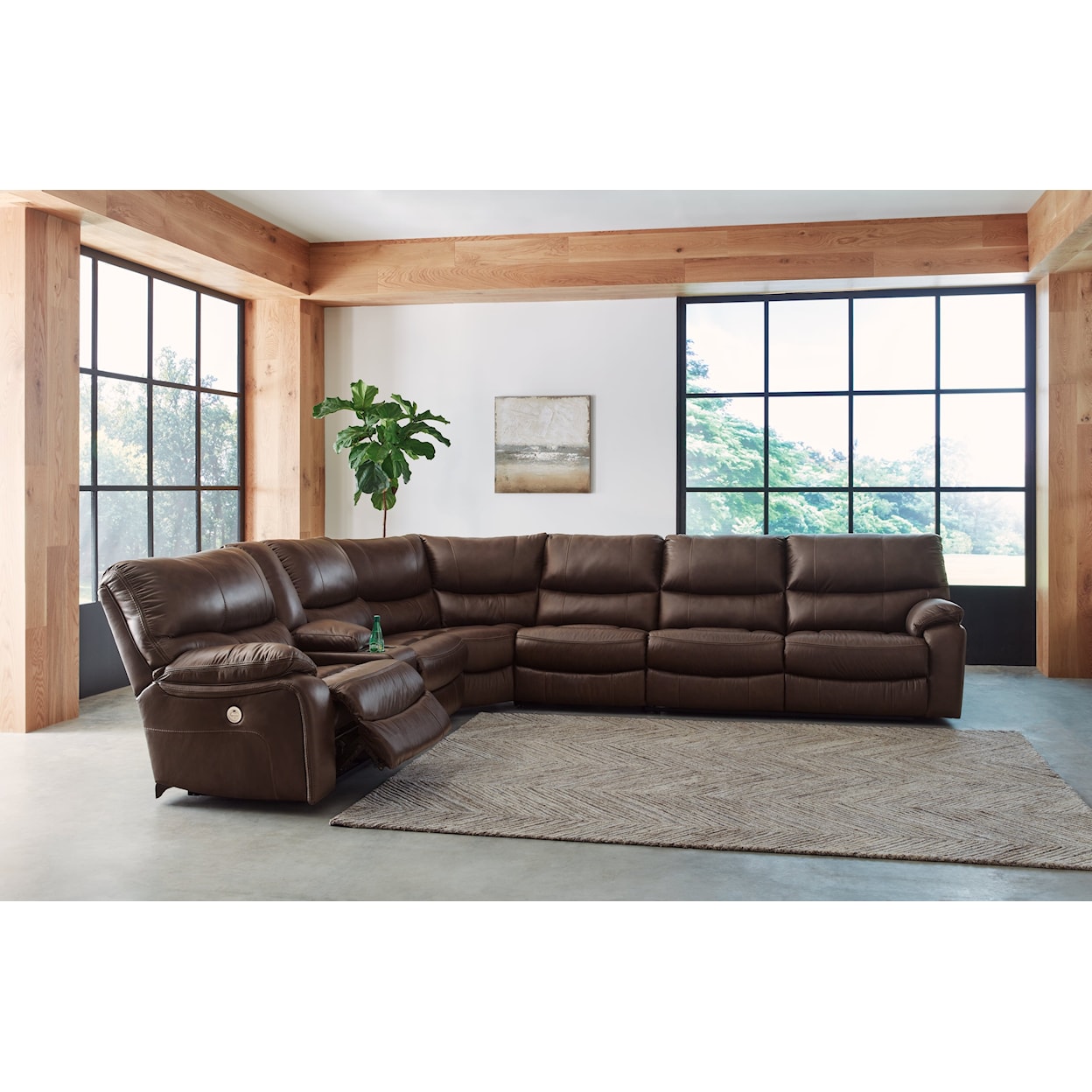 Ashley Furniture Signature Design Family Circle Power Reclining Sectional