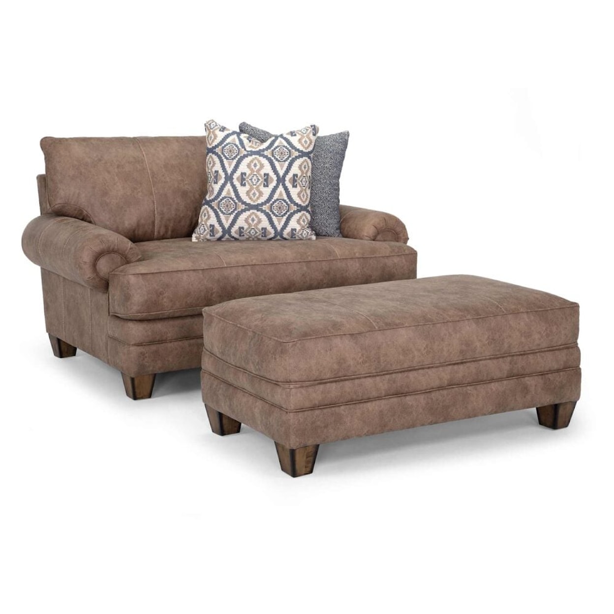 Franklin 957 Sicily Ottoman for Chair & a Half