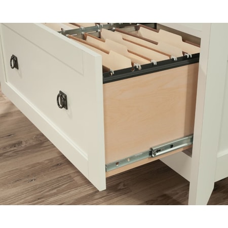 1-Drawer Wooden File Cabinet