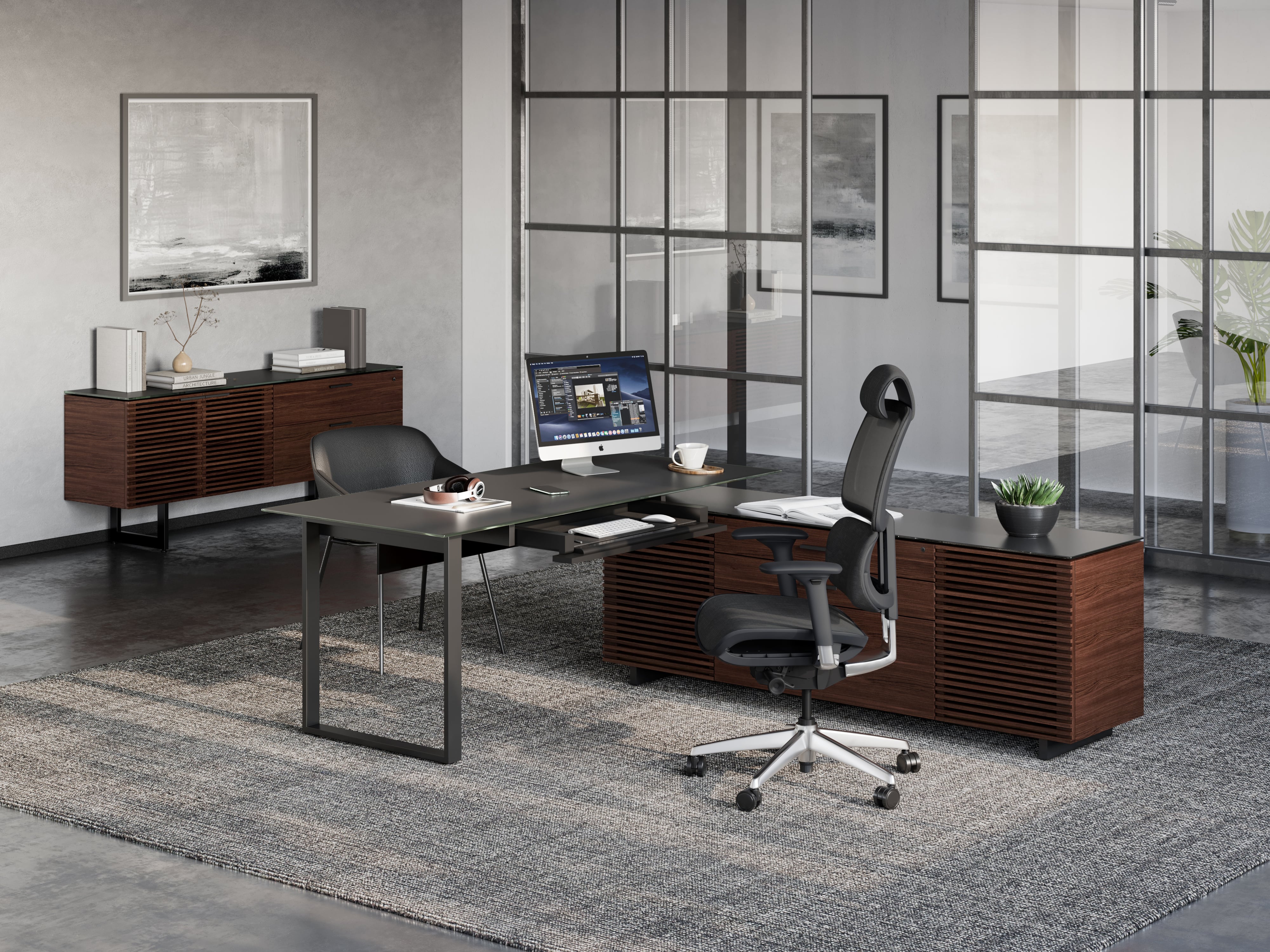 BDI Corridor L-Shaped Desk
