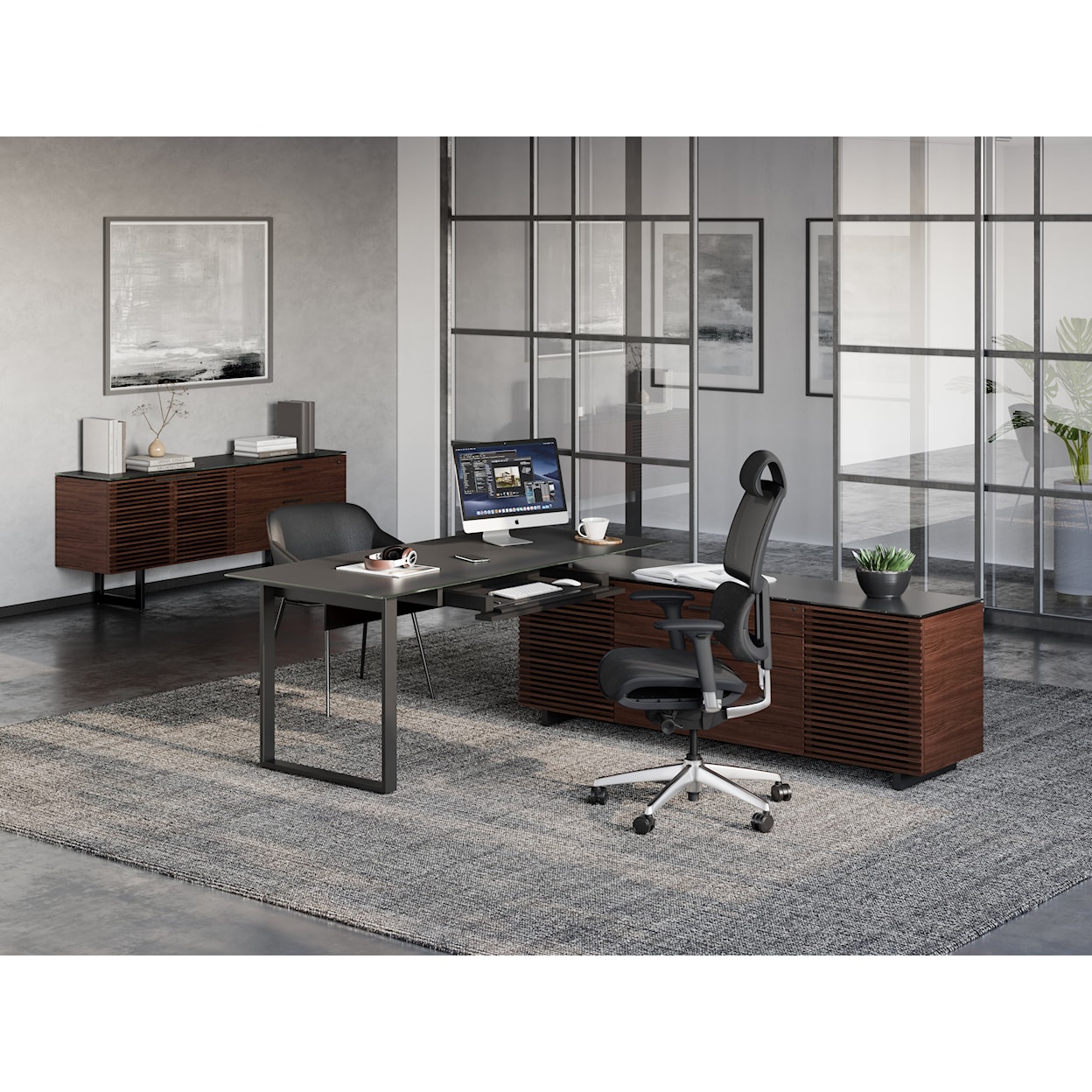 BDI Corridor L-Shaped Desk