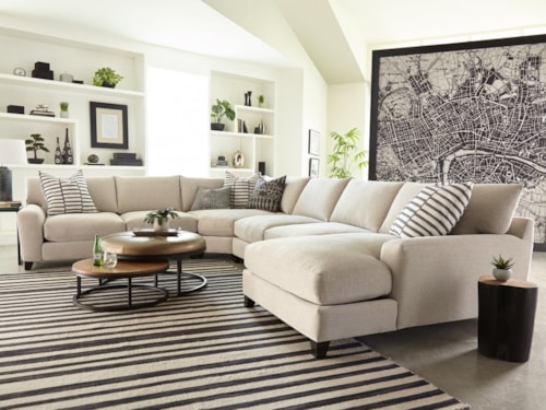 Harris U-Shape Sectional w/Chaise