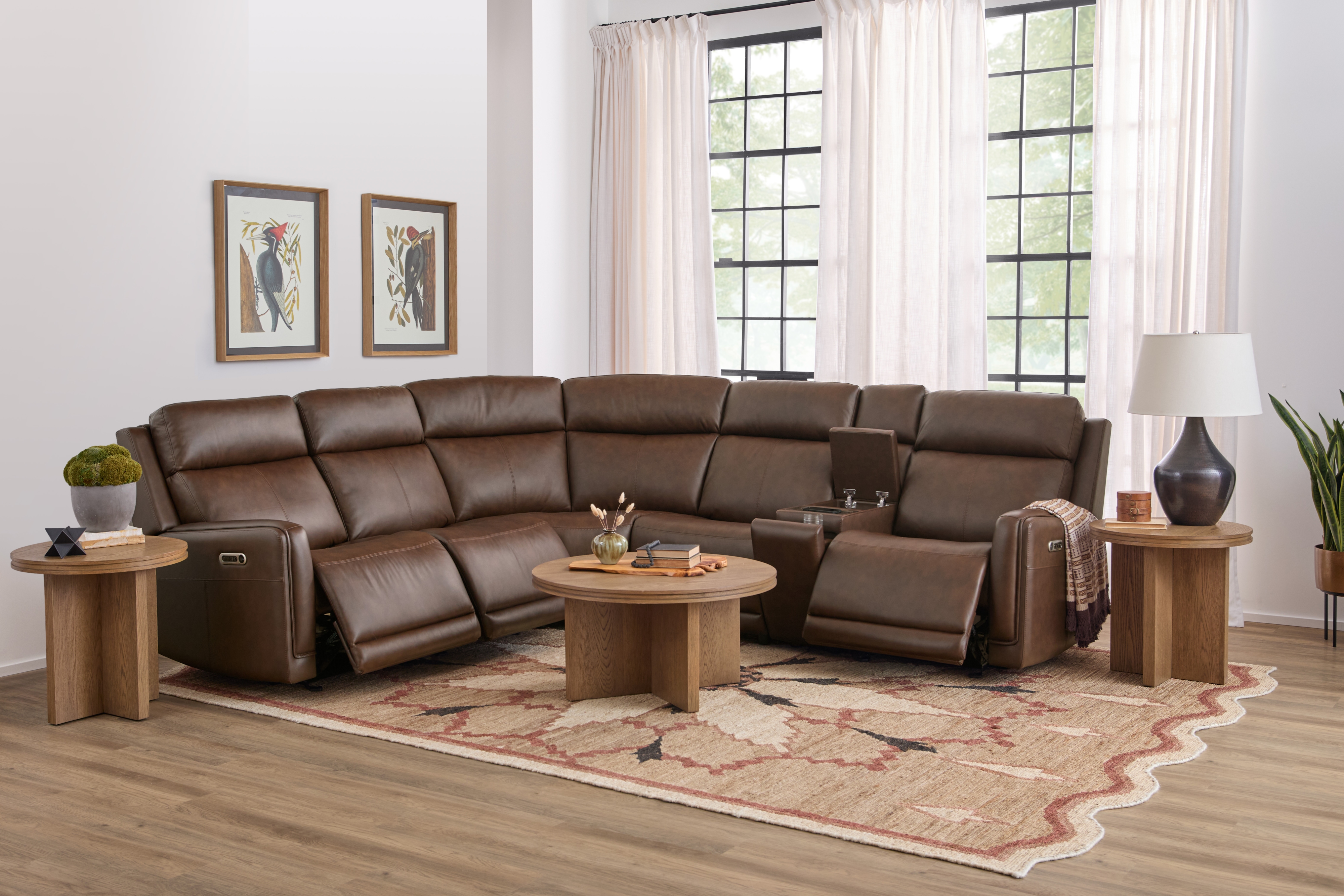 6-Piece Power Gliding Sectional Sofa