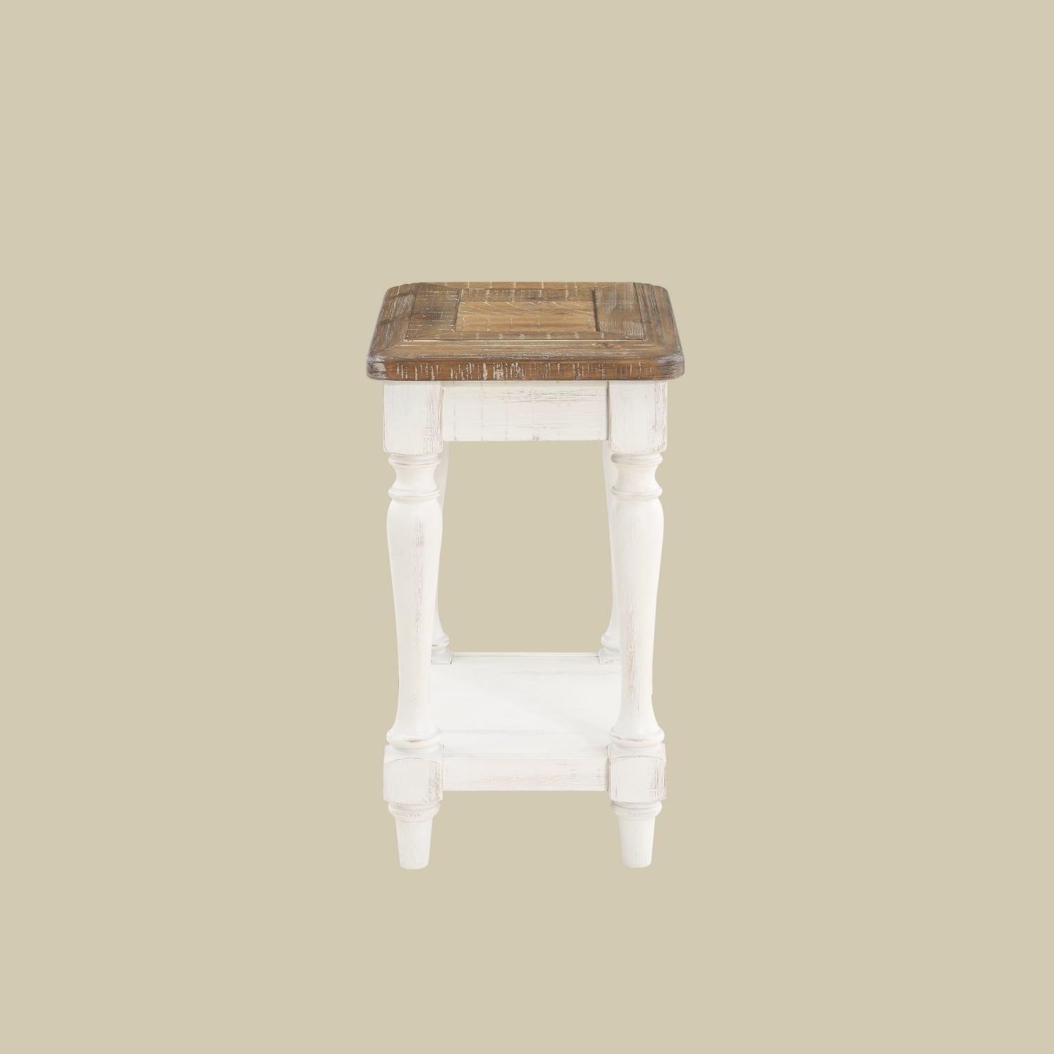 Winners Only Augusta AA401EP Rustic Side Table with Turned Legs