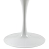 Modway Lippa White Round Dining Table