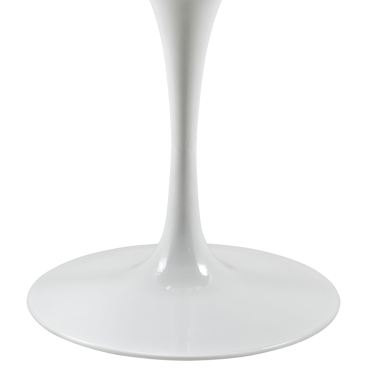 Modway Lippa White Round Dining Table