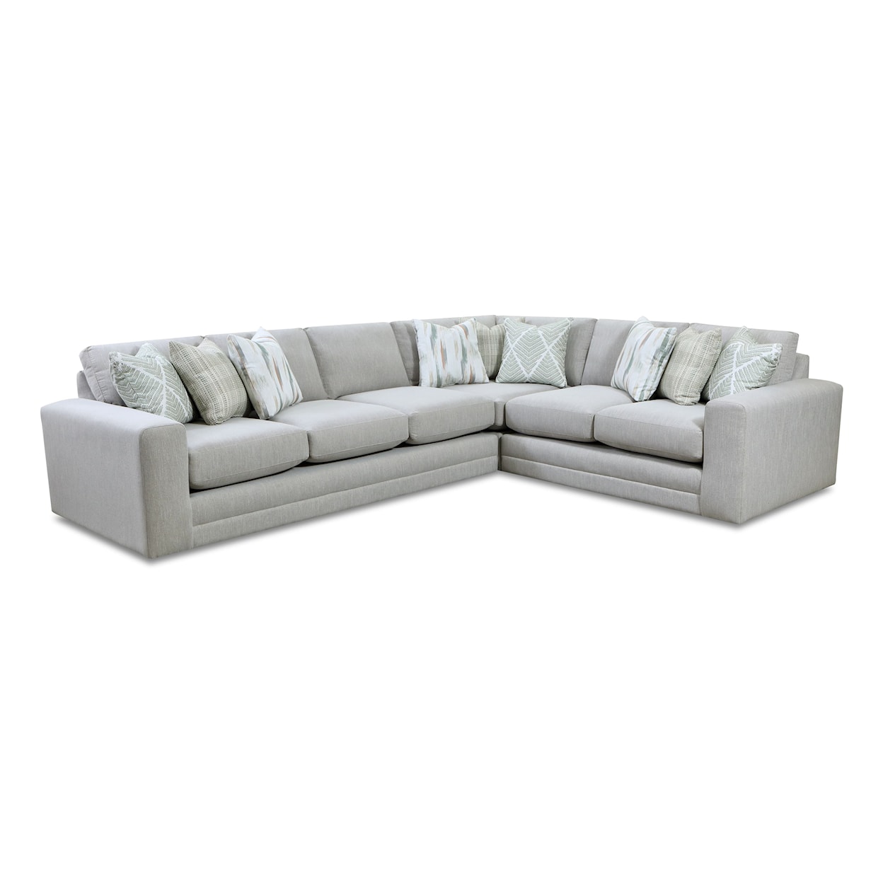 Fusion Furniture 7003 CHARLOTTE CREMINI 3-Piece Sectional