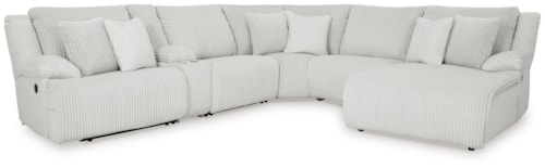 6-Piece Reclining Sectional With Chaise