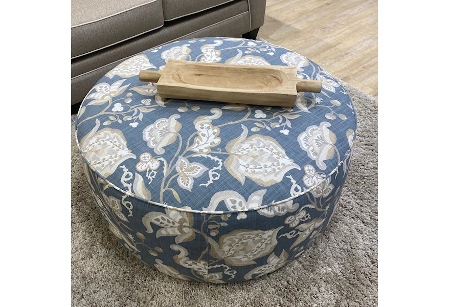 41 DANO TWEED Cocktail Ottoman by Fusion Furniture at Story & Lee Furniture