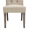 Diamond Sofa Furniture Napa 2-Pack Tufted Dining Side Chairs