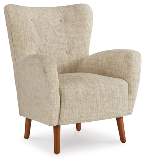 Contemporary Accent Chair in Performance Fabric