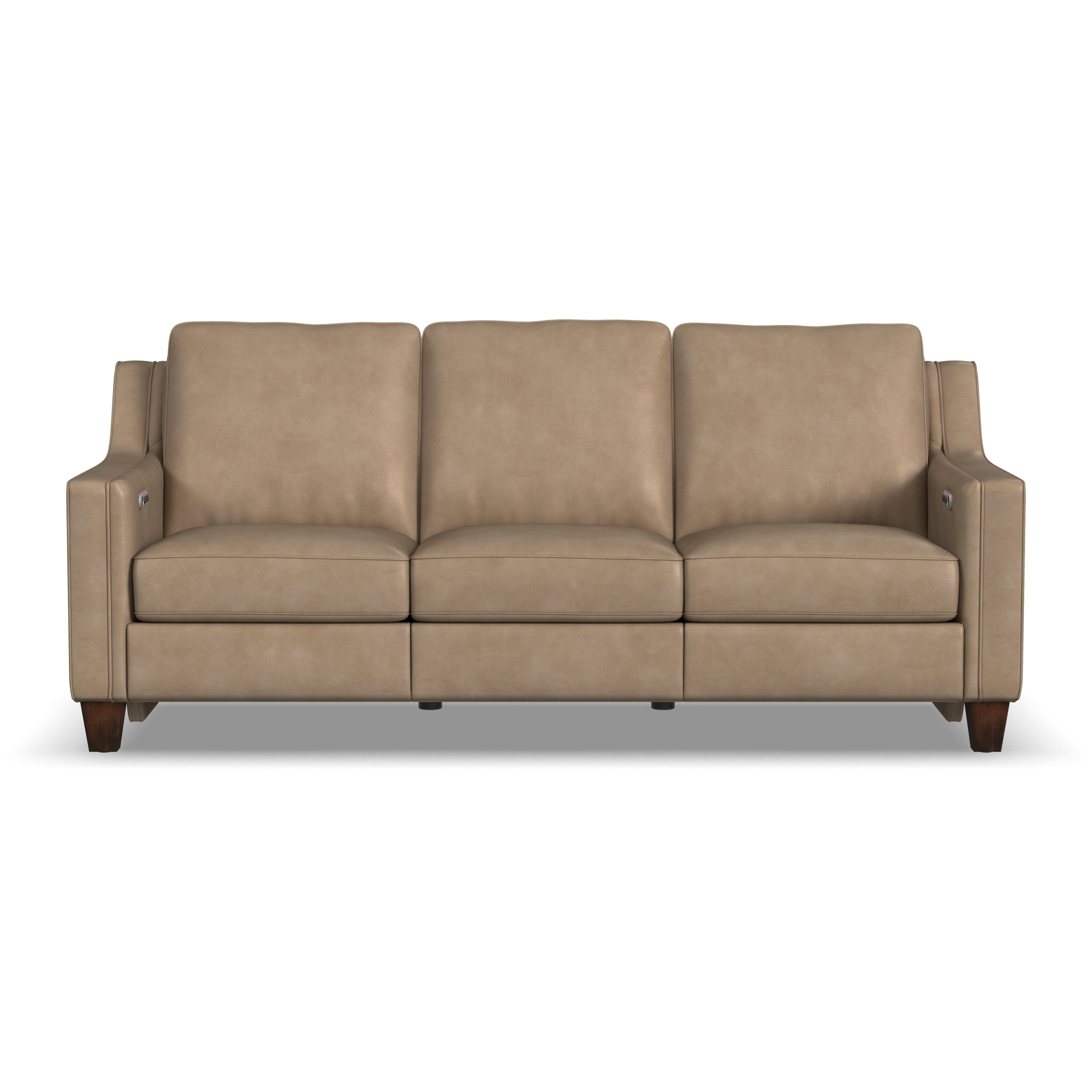 Leather Power Inclining Sofa