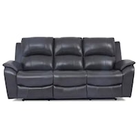 Power Headrest Reclining Sofa with USB Ports